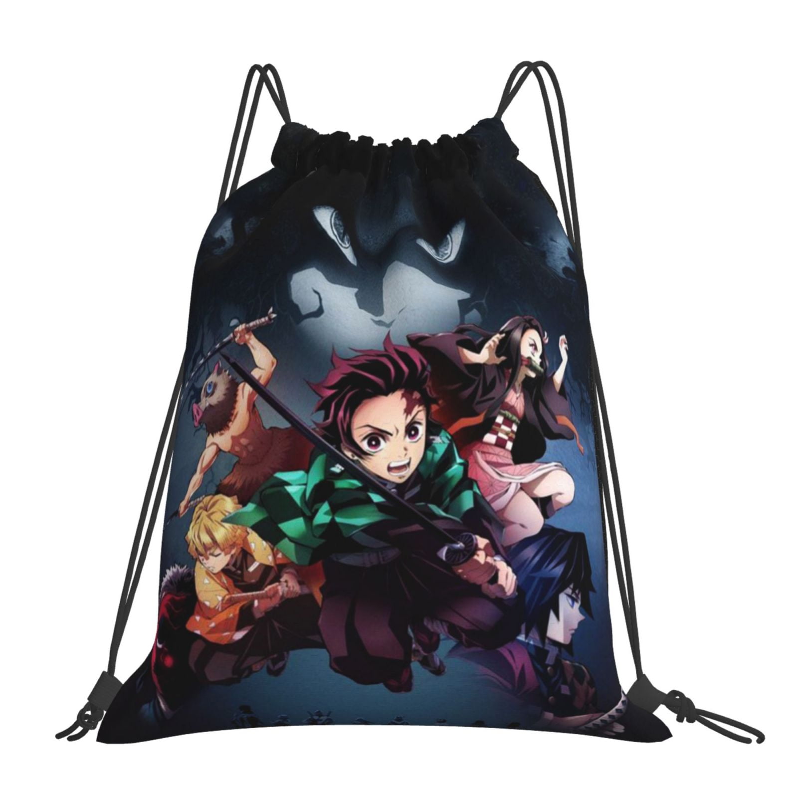 Roffatide Anime Kimetsu no Yaiba Sports Gym Bag with Shoe and Wet