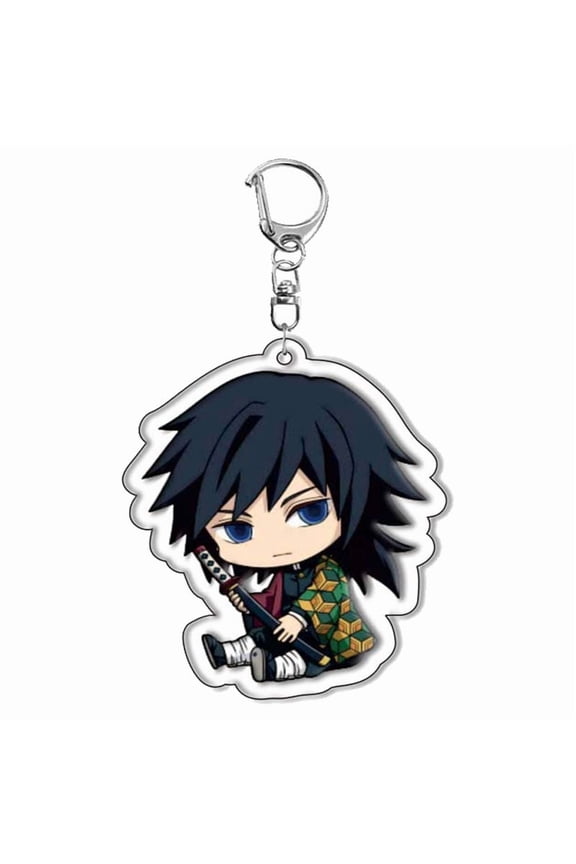 Demon Slayer: Kimetsu No Yaiba Keychain Key Ring Cartoonish And Cute Pendants Key Rings As Accessories Keys And Bag Packaging Ornaments