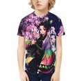 thumbnail image 1 of Demon Slayer Kimetsu No Yaiba Kids T-Shirt 3d Printed Graphic T-Shirts Boys And Girls Short Sleeve Shirts For Youth Kids X-Small, 1 of 7