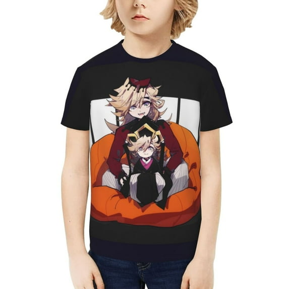 Demon Slayer Kimetsu No Yaiba Kids T-Shirt 3d Printed Graphic T-Shirts Boys And Girls Short Sleeve Shirts For Youth Kids X-Small