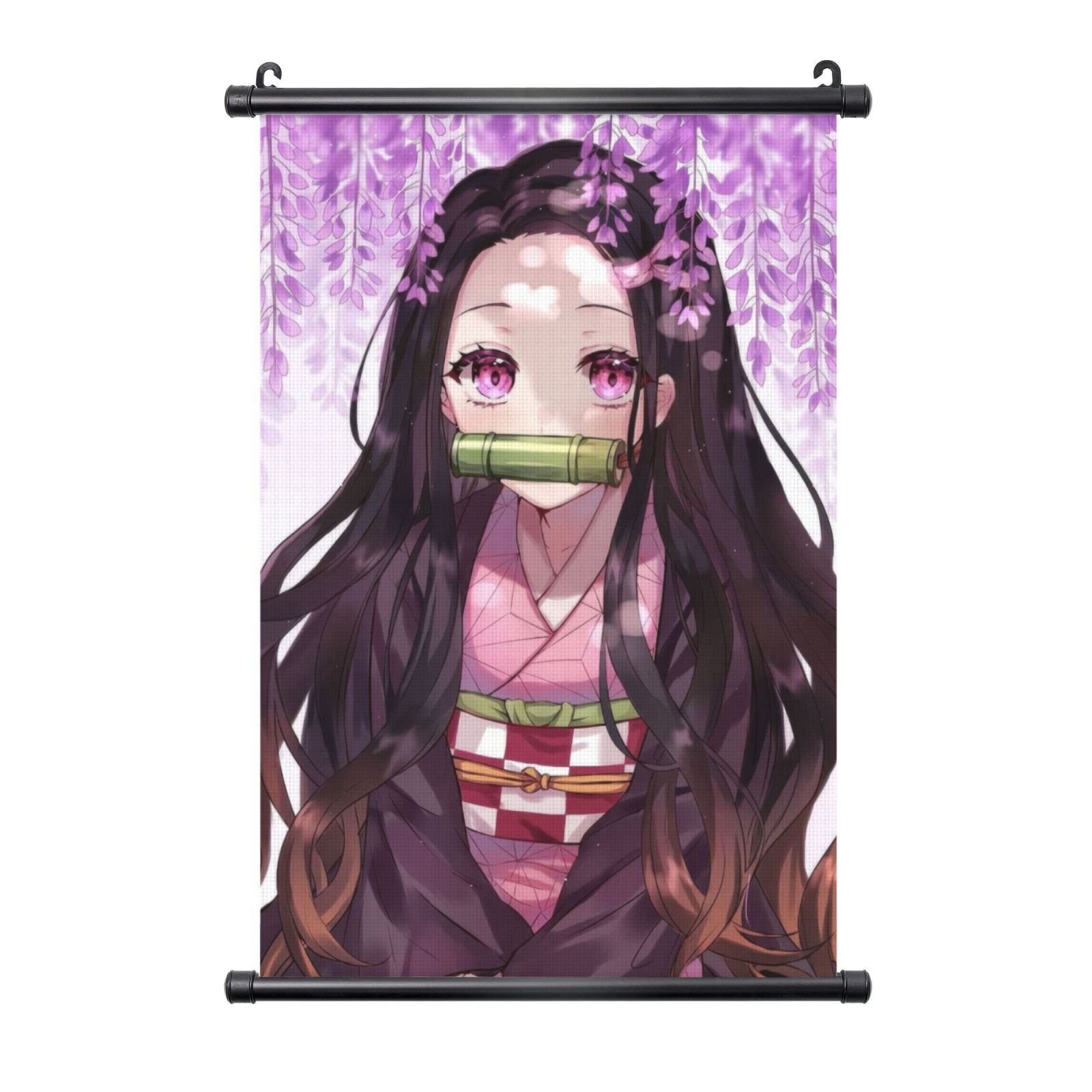 Demon Slayer Kimetsu No Yaiba Poster Hanger, Anime Artwork Painting