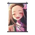 Demon Slayer Kimetsu No Yaiba Poster Hanger, Anime Artwork Painting
