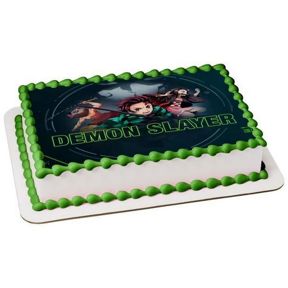 Demon Slayer: Kimetsu No Yaiba Tanjiro Nezukosearch Inosuke Hashibira Edible Cake Topper Image ABPID52244