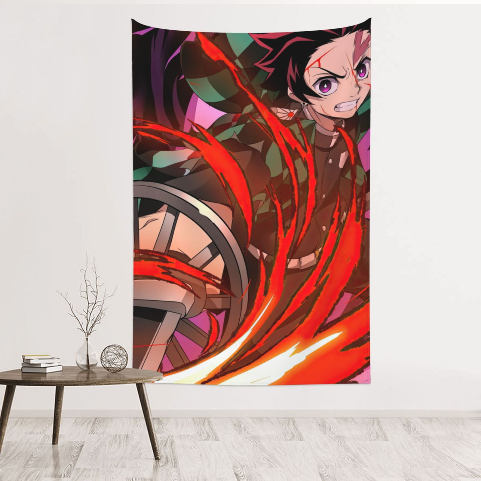 Demon Slayer Kimetsu No Yaiba Tapestry Anime Wall Tapestries Hippie Anime Poster For Bedroom 3412