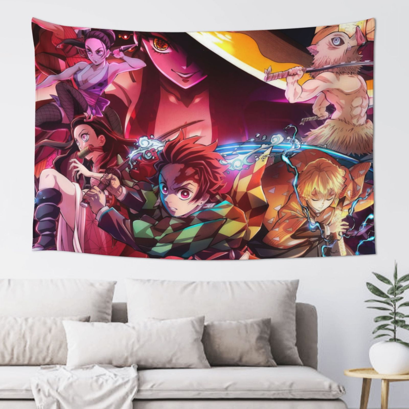 Demon Slayer Kimetsu No Yaiba Wall Tapestry Anime Bahrain Ubuy