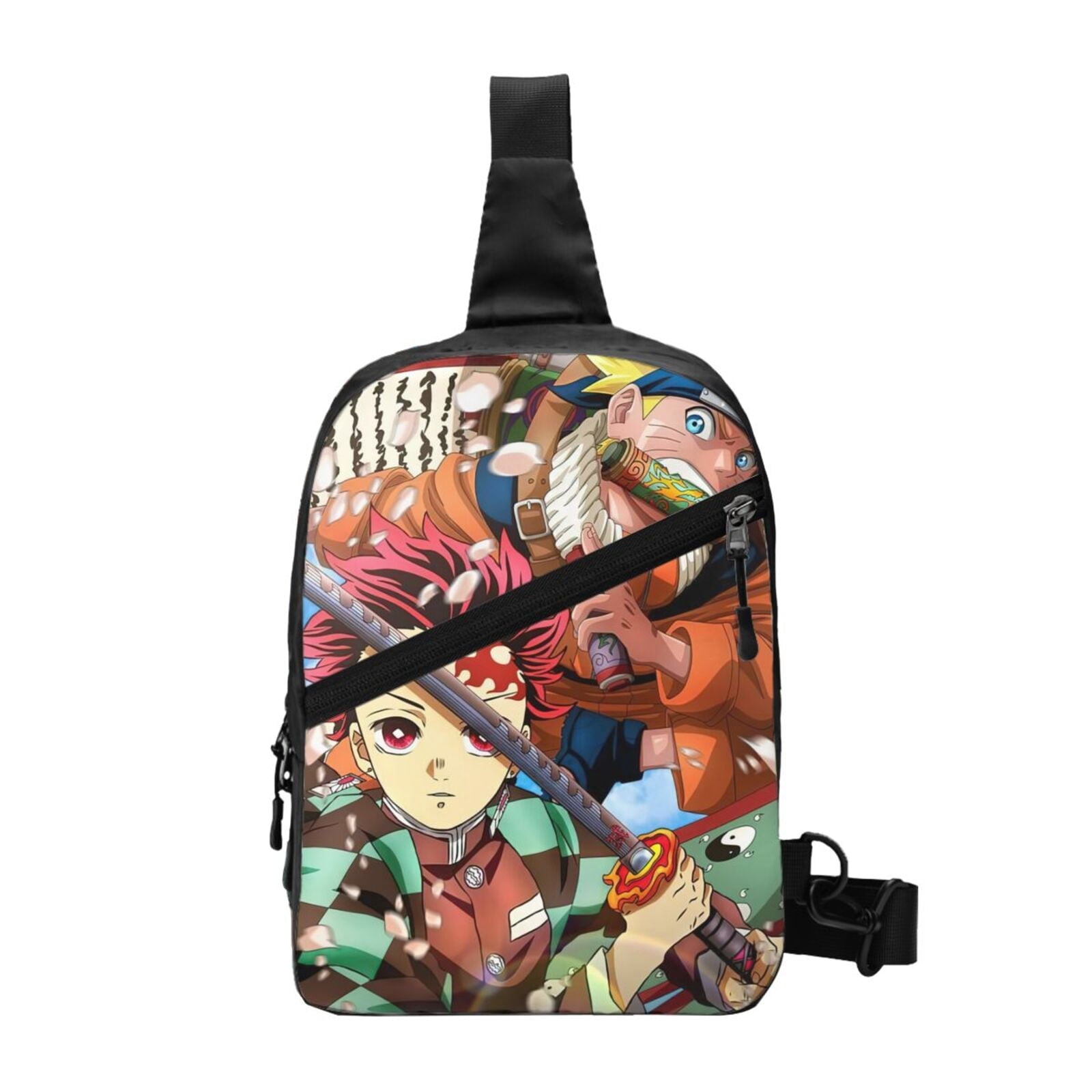 NiuKom Crossbody Sling Backpack For Men & Women - Paris Eiffel Tower Print Travel Daypack With Multiple Pockets - View #8