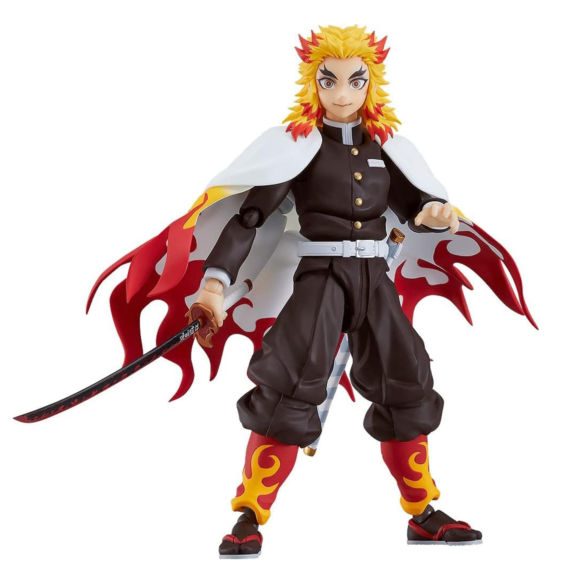 Demon Slayer: Kimetsu no Yaiba: Kyojuro Rengoku Figma Action Figure Demon Slayer: Kimetsu no Yaiba: Kyojuro Rengoku Figma Action Figure