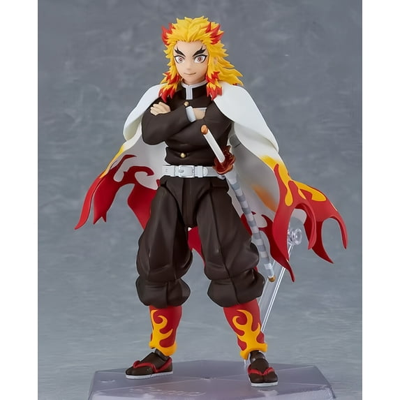 Demon Slayer: Kimetsu no Yaiba: Kyojuro Rengoku Figma Action Figure Demon Slayer: Kimetsu no Yaiba: Kyojuro Rengoku Figma Action Figure