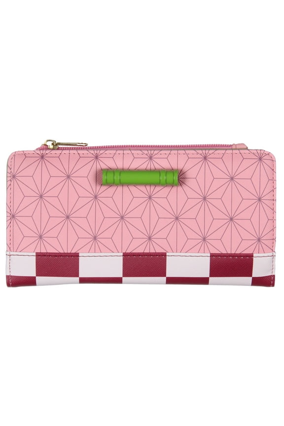 Demon Slayer: Kimetsu no Yaiba Nezuko Kimono Print Continental Flap Wallet