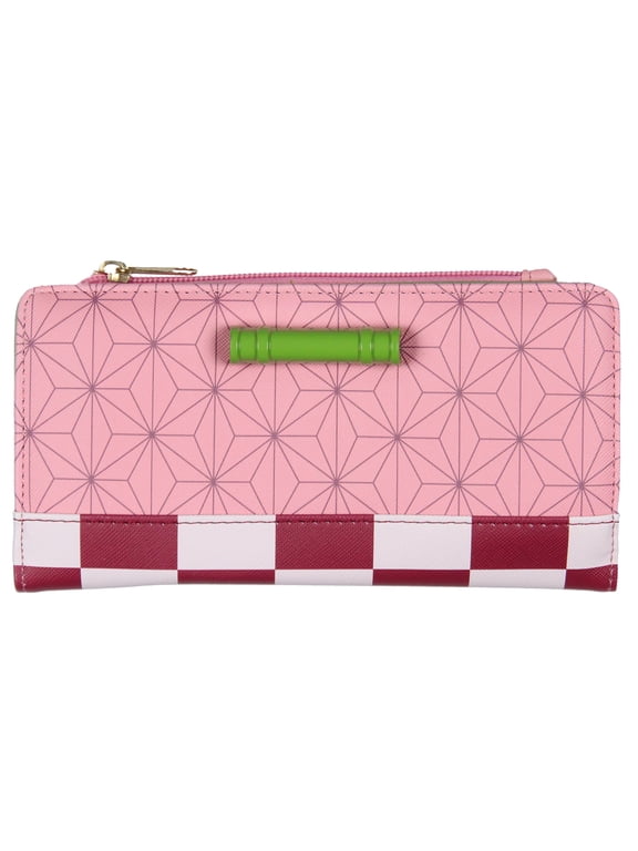 Demon Slayer: Kimetsu no Yaiba Nezuko Kimono Print Continental Flap Wallet