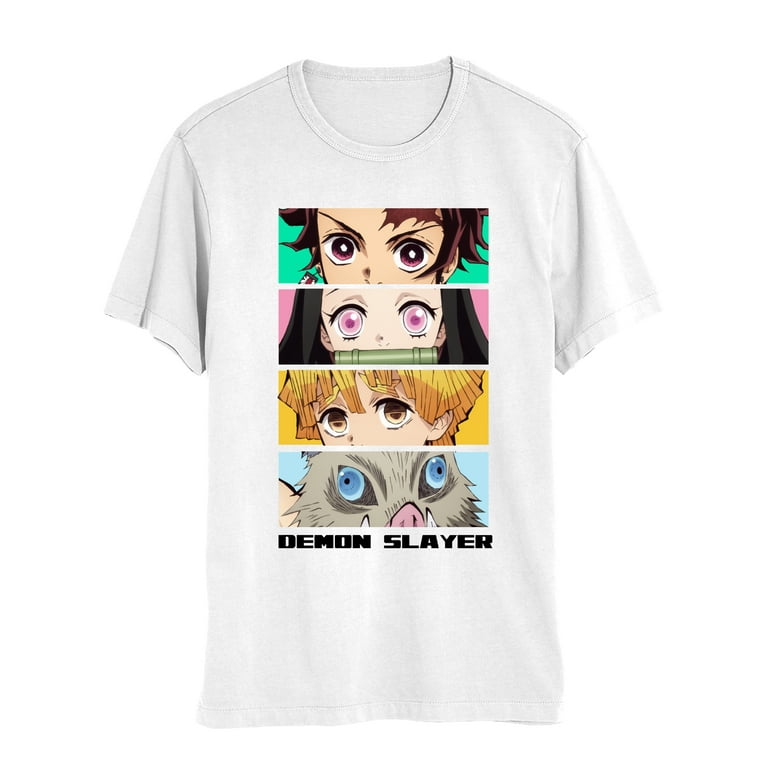 Inosuke Zenitsu Tanjirou No Yaiba Anime Demon Slayer T-Shirt Inosuke Zenitsu Tanjirou No Yaiba Anime Demon Slayer T-Shirt