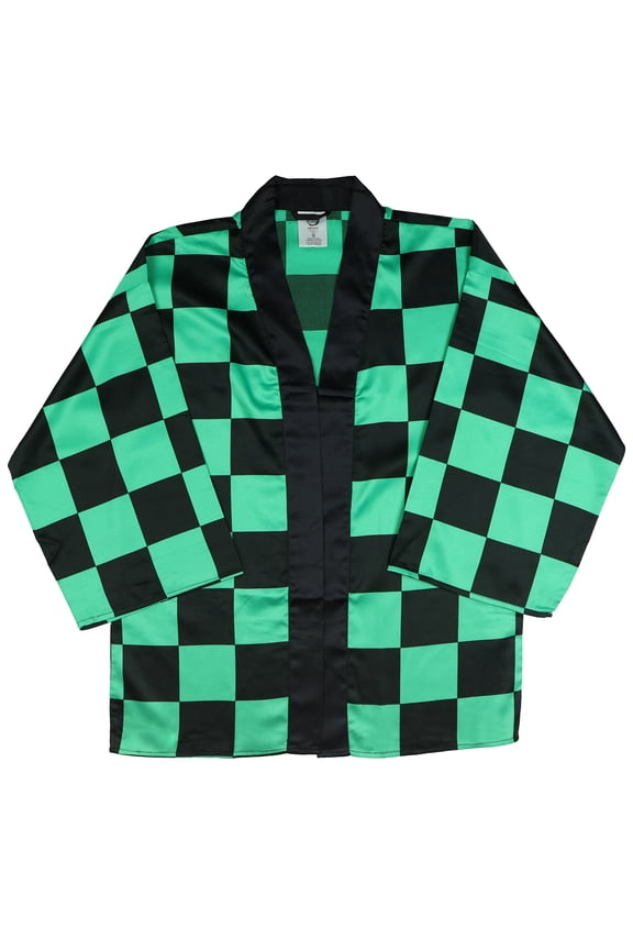 Demon Slayer Kimono Tanjiro Kamado Adult Anime Costume Cloak