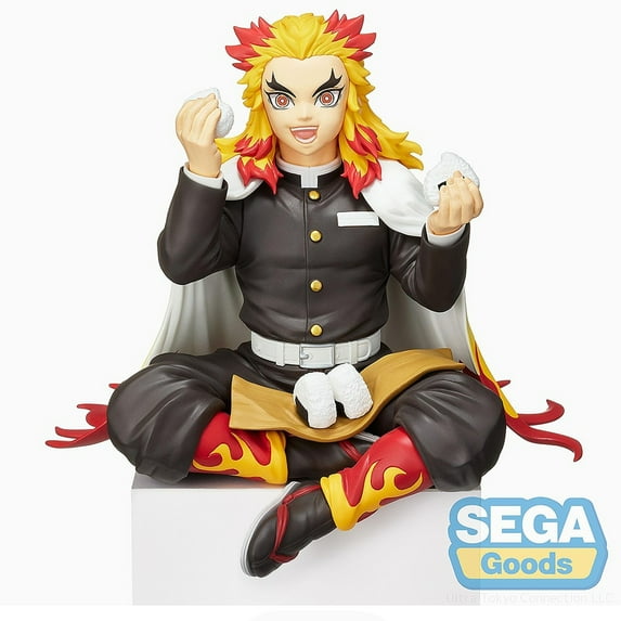 SEGA Demon Slayer: Kimetsu No Yaiba Kyojuro Rengoku Premium Perching Figure, 5.9" Tall