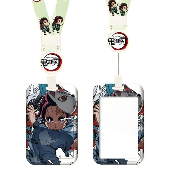 Demon Slayer Lanyard ID Badge Holder Neck Lanyard