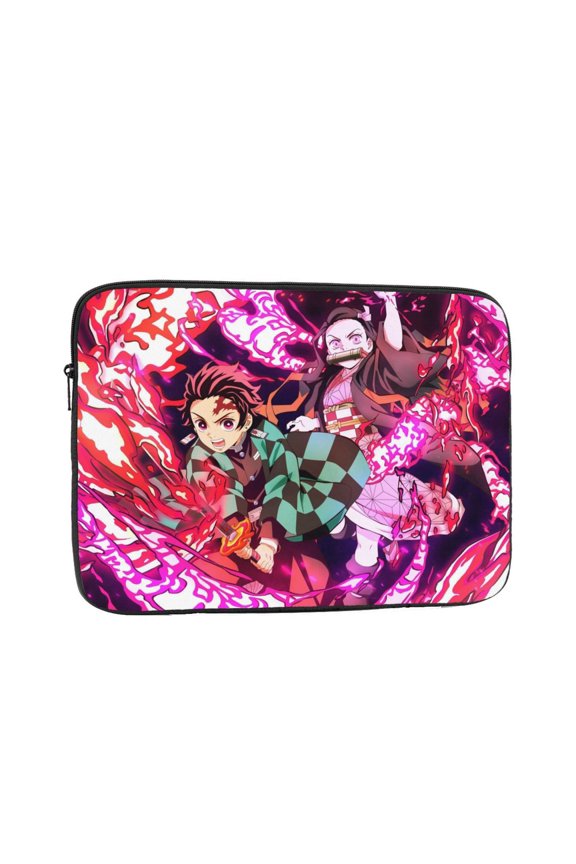 Demon Slayer Laptop Sleeve Case Shockproof Portable Laptop Inner Bag Protective Notebook Case 17 Inch