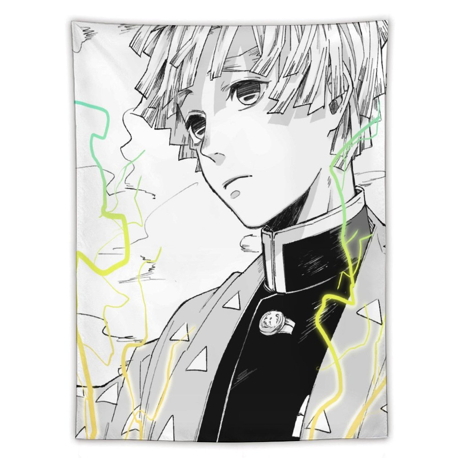 Demon Slayer - Line Art Tapestry Tanjiro Nezuko Kocho 60"x80" in