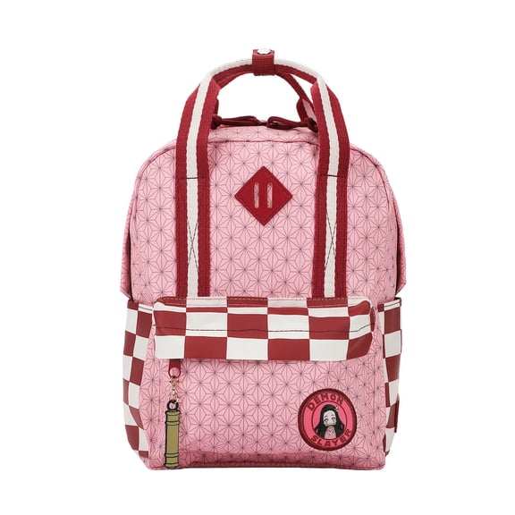Demon Slayer Logo Canvas Women's Pink Mini Backpack