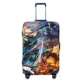 thumbnail image 1 of Demon Slayer Luggage Cover Washable Suitcase Cover Protector Fits 18-32 Inch Suitcase Travel Accessories, 1 of 8
