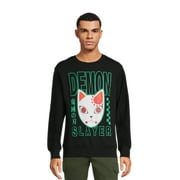 Demon Slayer Men's and Big Men's Crewneck Graphic Sweatshirt, Sizes S - 3XL