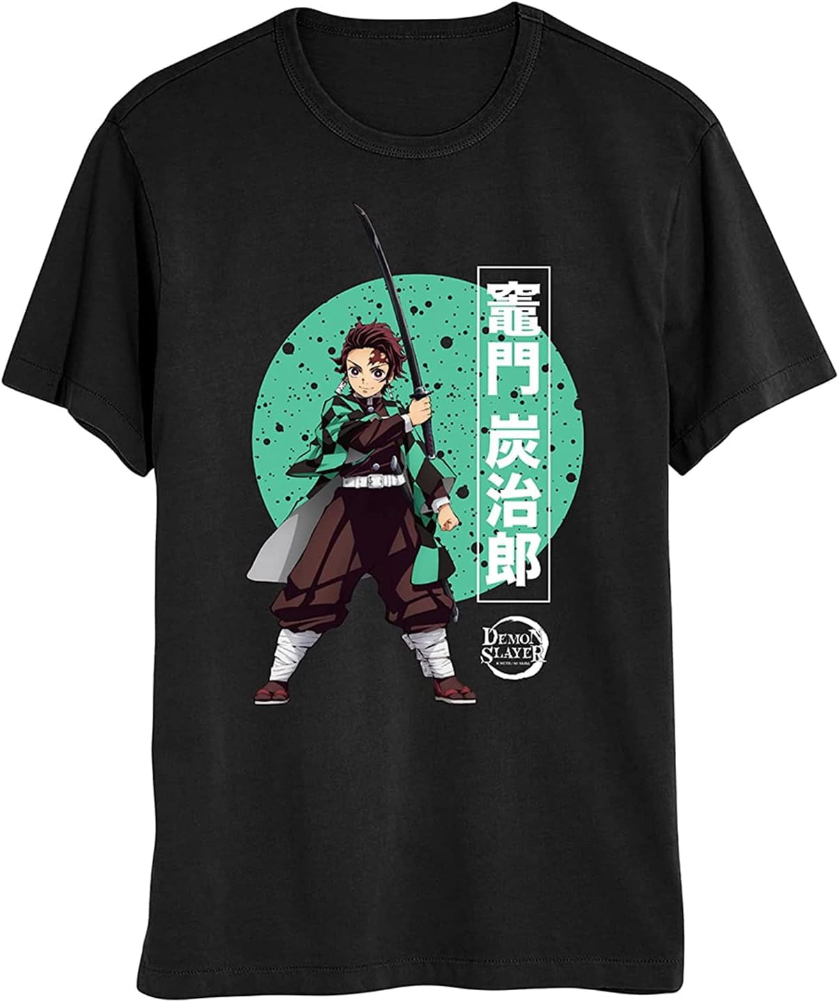 Demon Slayer Mens Anime T-Shirt Kimetsu no Yaiba Shirt - Tanjiro 