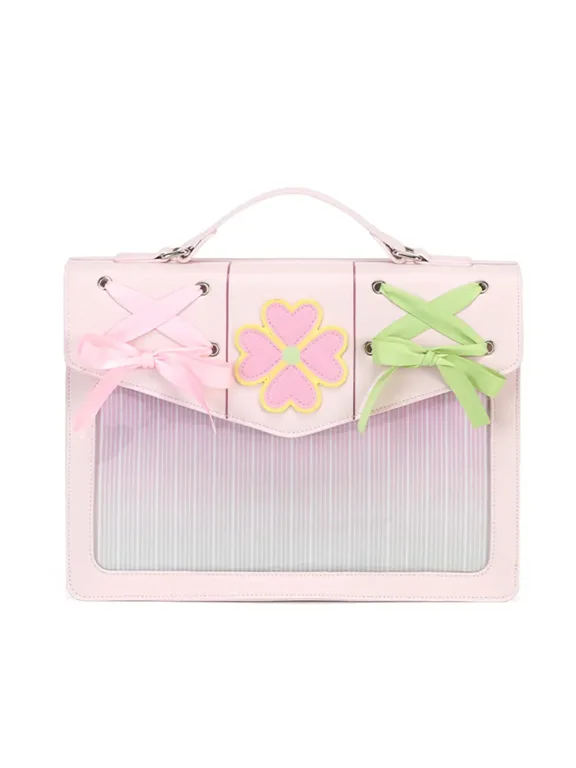 Demon Slayer Mitsuri Kanroji Kawaii Ita Bag Crossbody Handbags Pin Merch Shoulder Bag Backpack for Anime Manga Fans Otaku Gift