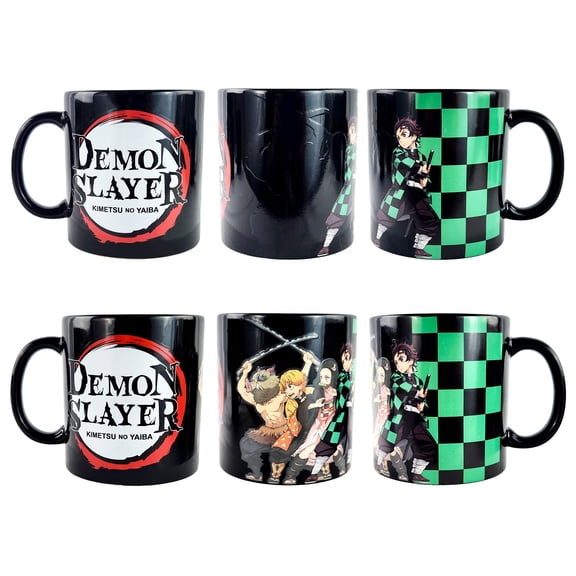 Demon Slayer Mug Thermal Magic Scene Changing 15 oz Ceramic Coffee Cup