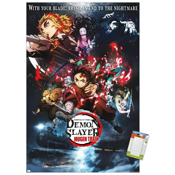 Demon Slayer: Mugen Train - Collage One Sheet Wall Poster, 22.375" x 34"