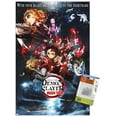 thumbnail image 1 of Demon Slayer: Mugen Train - Collage One Sheet Wall Poster with Push Pins, 14.725" x 22.375", 1 of 6