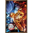 thumbnail image 1 of Demon Slayer: Mugen Train - Versus One Sheet Wall Poster, 22.375" x 34" Framed, 1 of 6