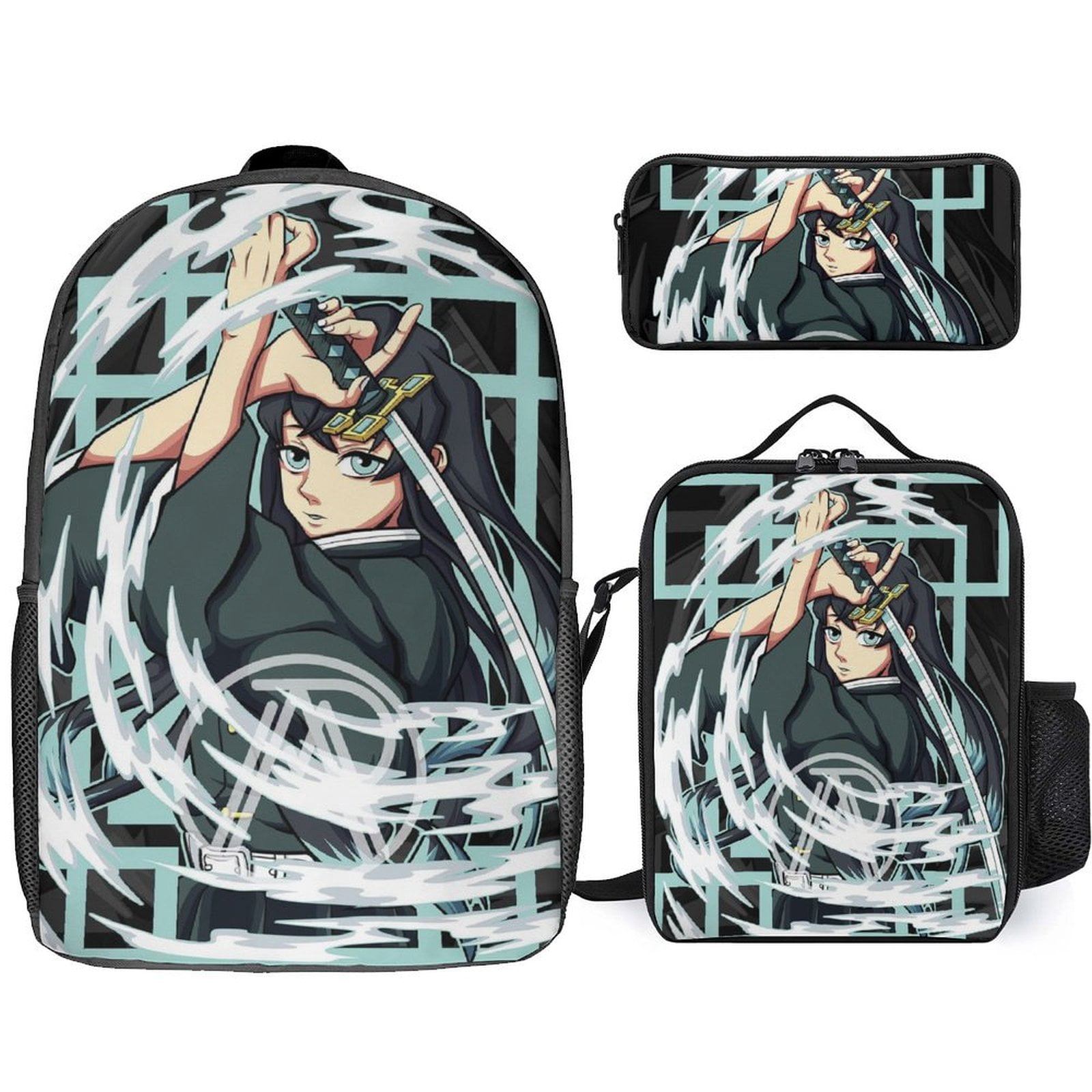 School Bag Set For Boys - Big Backpack With USB & Pencil Case