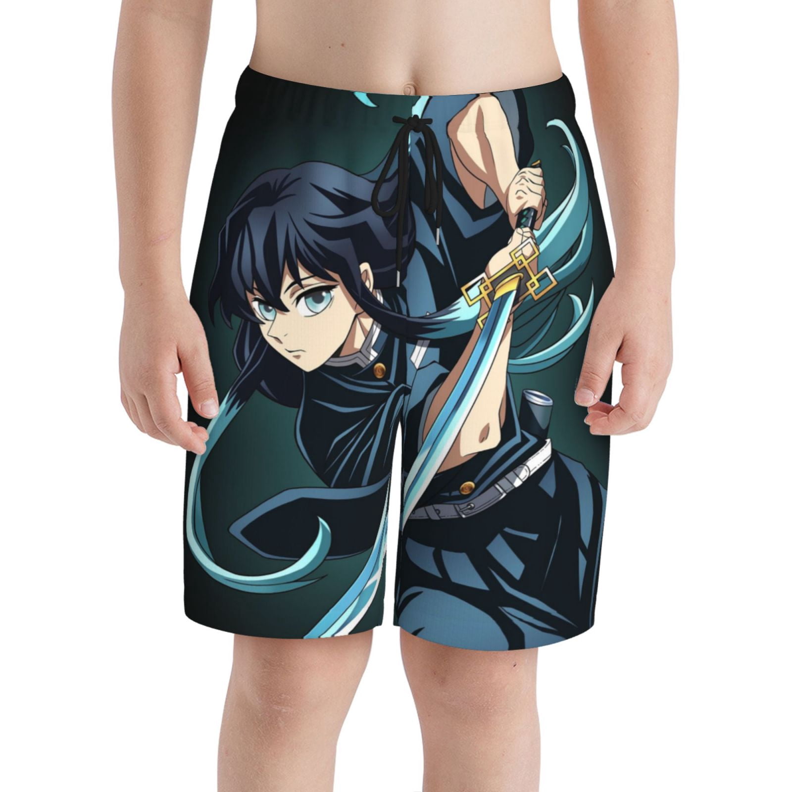 Demon Slayer Muichiro Tokito Boy'S Swim Trunks Quick Dry Board Shorts ...