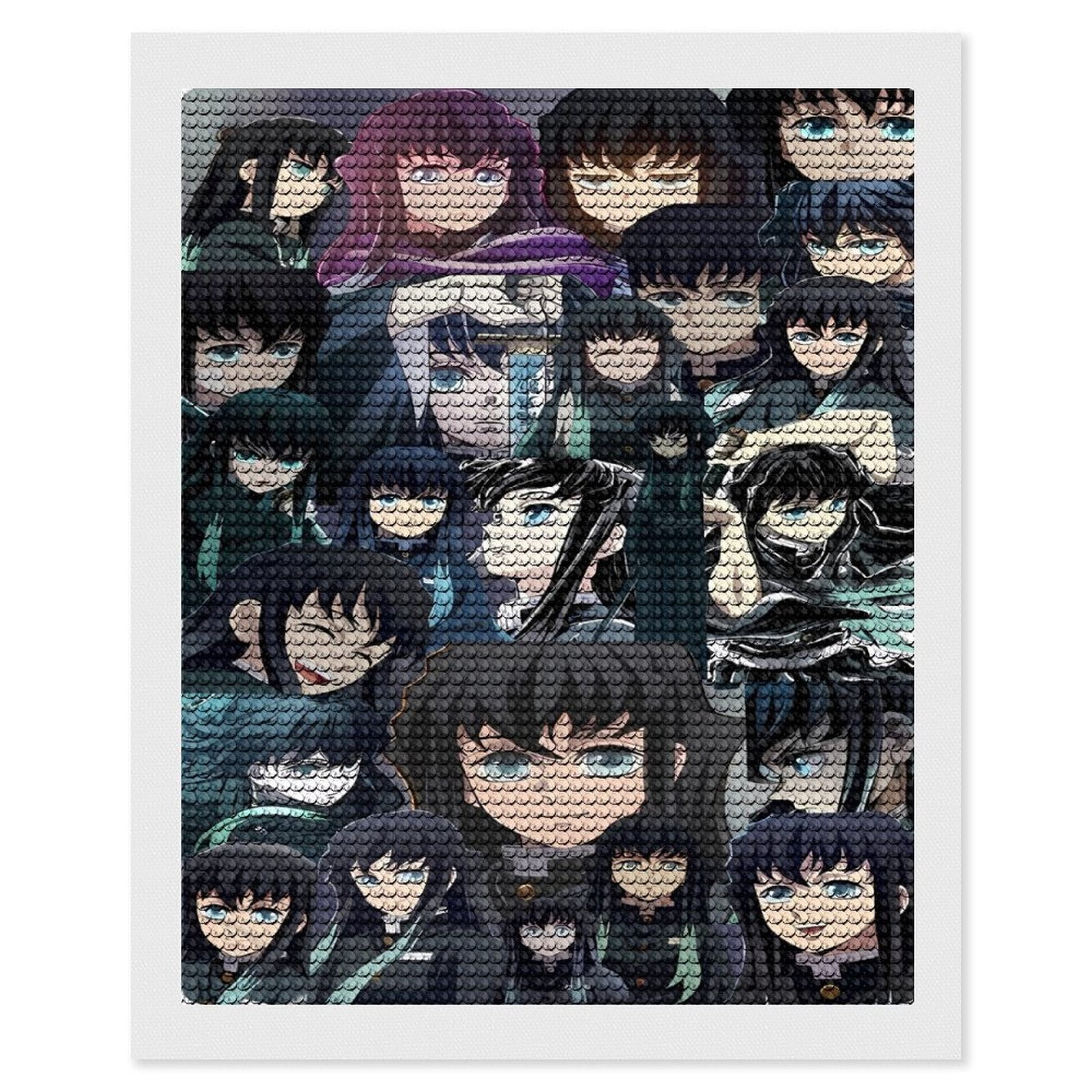 Demon Slayer Muichiro Tokito Diamond Art Kits for Adults 5D Diamond Art ...