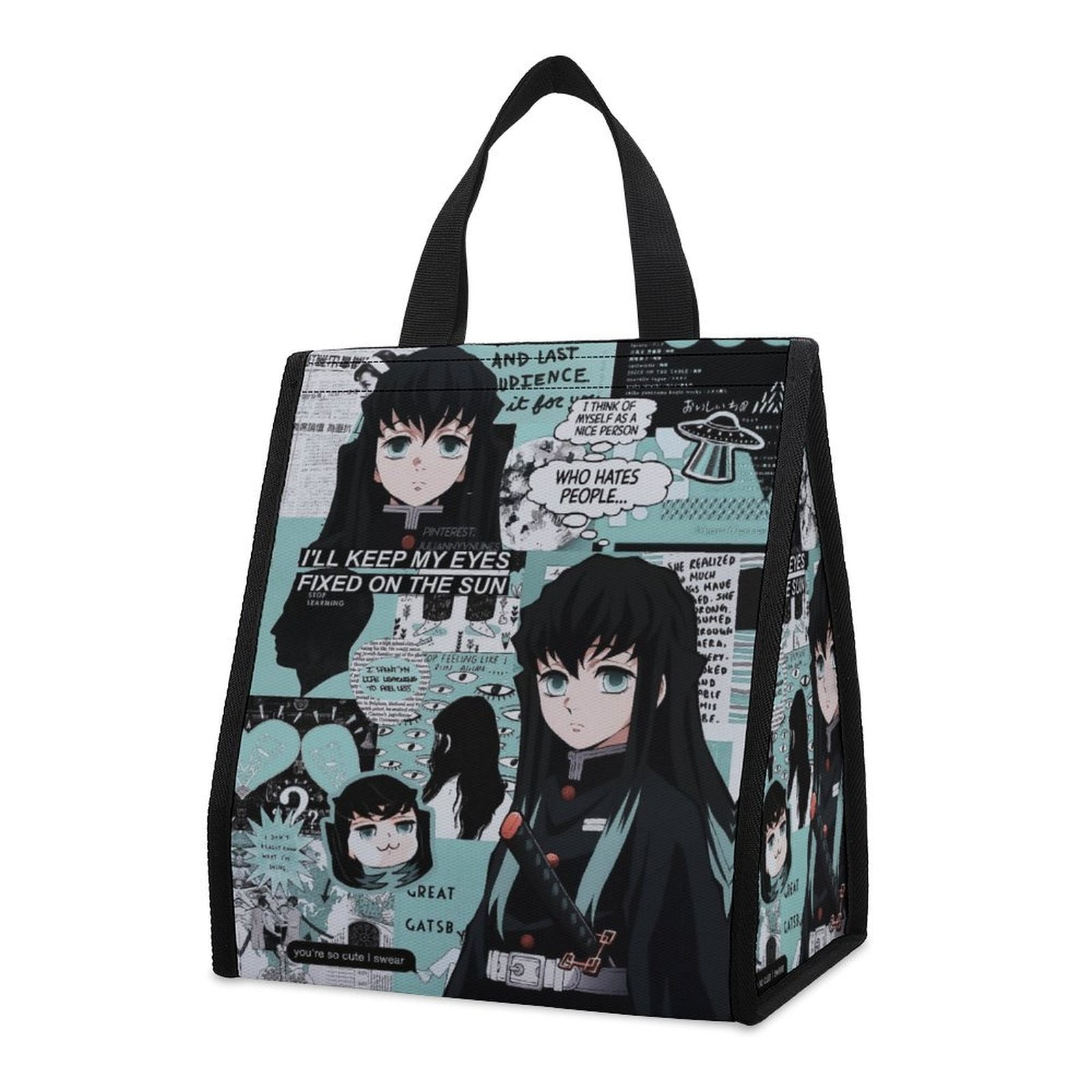Demon Slayer Muichiro Tokito Lunch Bag Insulated, Lunch Box Bag ...