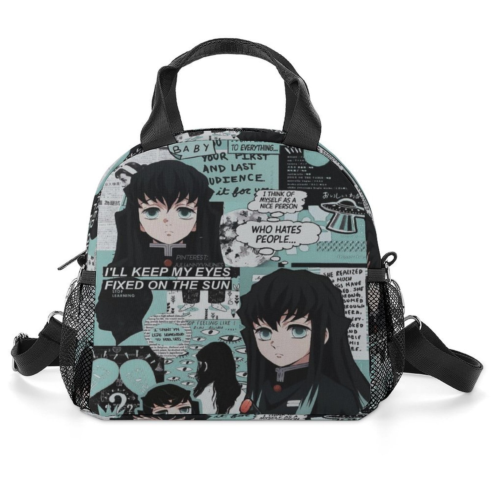 Demon Slayer Muichiro Tokito Lunch Bag, Insulated Lunch Tote Large ...