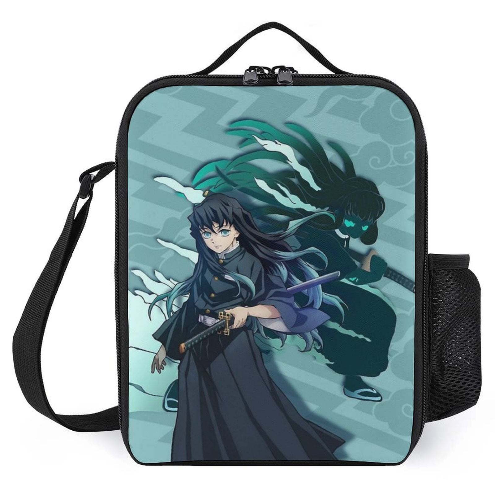 Demon Slayer Muichiro Tokito Lunch Bag, Insulated Lunch Tote Large ...