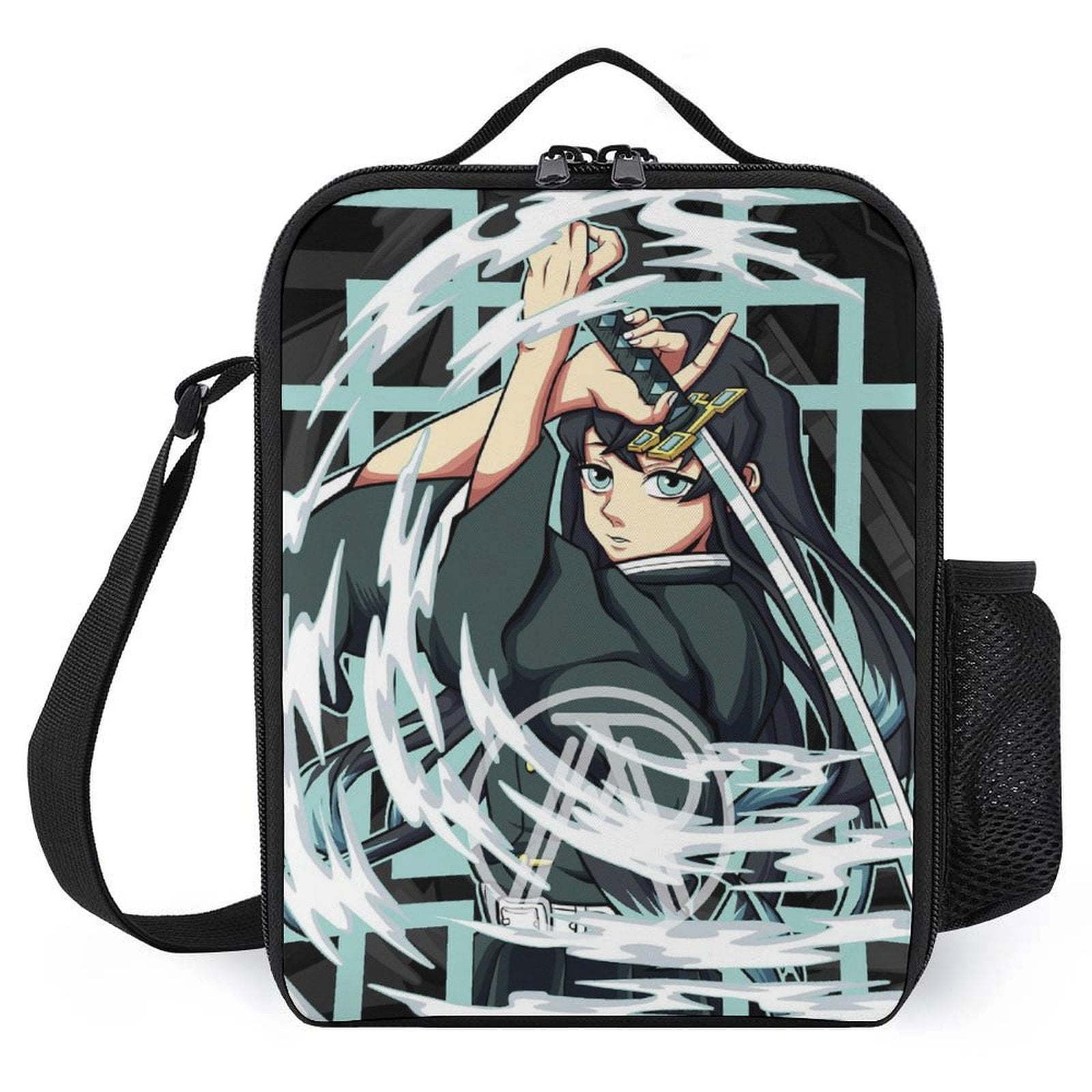Demon Slayer Muichiro Tokito Lunch Bag, Insulated Lunch Tote Large ...