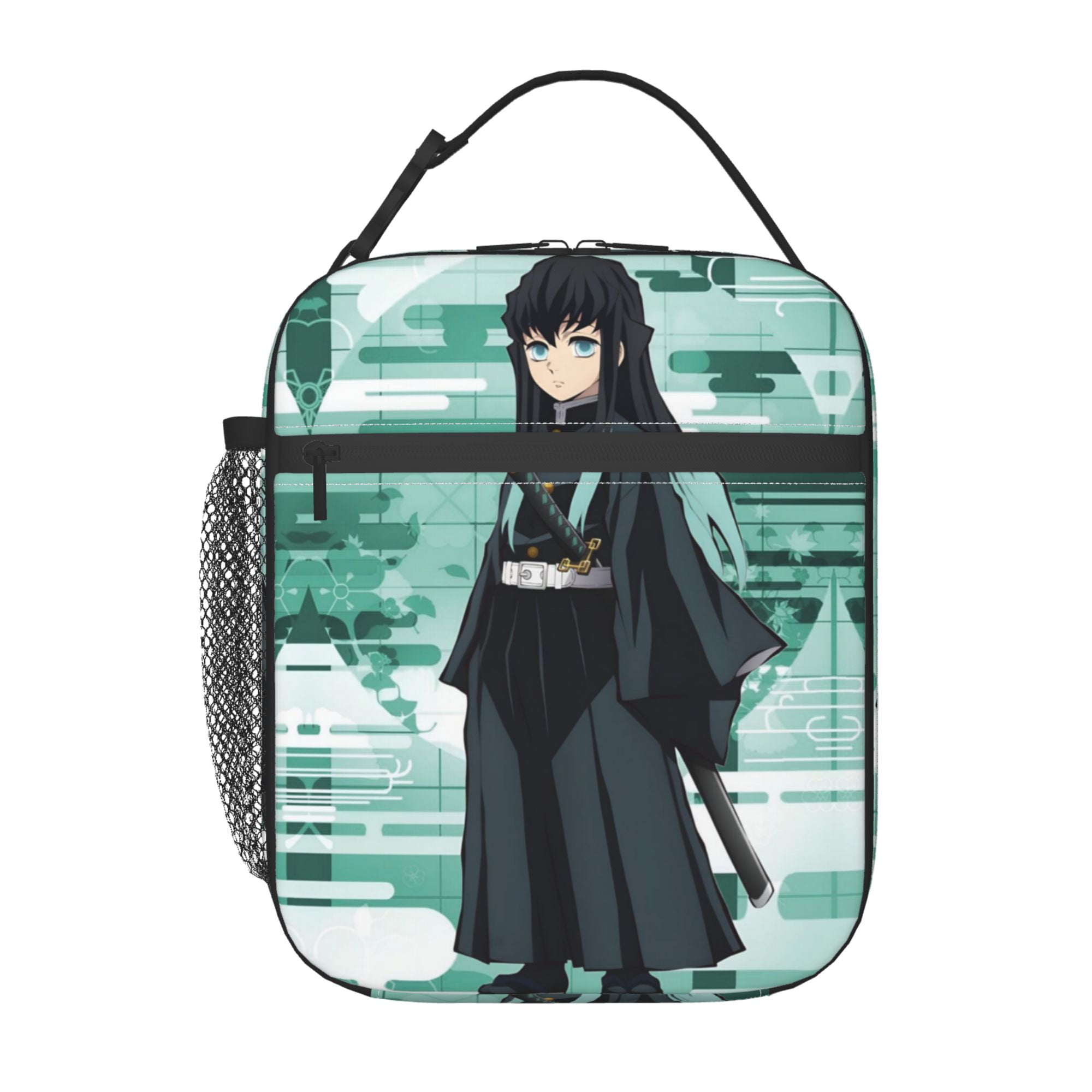 Demon Slayer Muichiro Tokito Lunch Bag Insulated Portable Reusable Cute ...