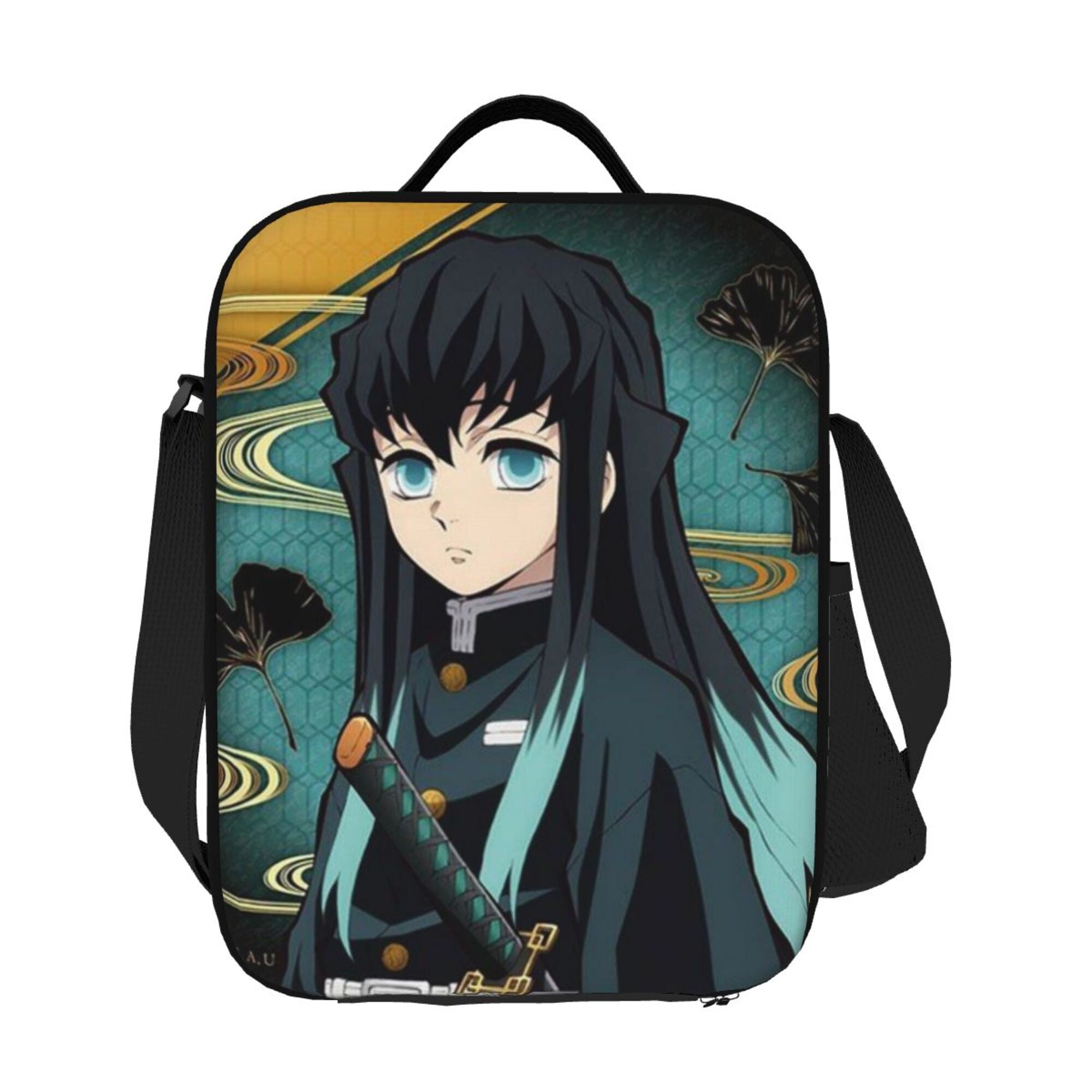 Demon Slayer Muichiro Tokito Lunch Bag Portable Lunch Box Durable ...