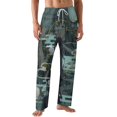 thumbnail image 1 of Demon Slayer Muichiro Tokito Mens Pajama Pants PJs Bottoms Sleepwear Lounge Pants, 1 of 7