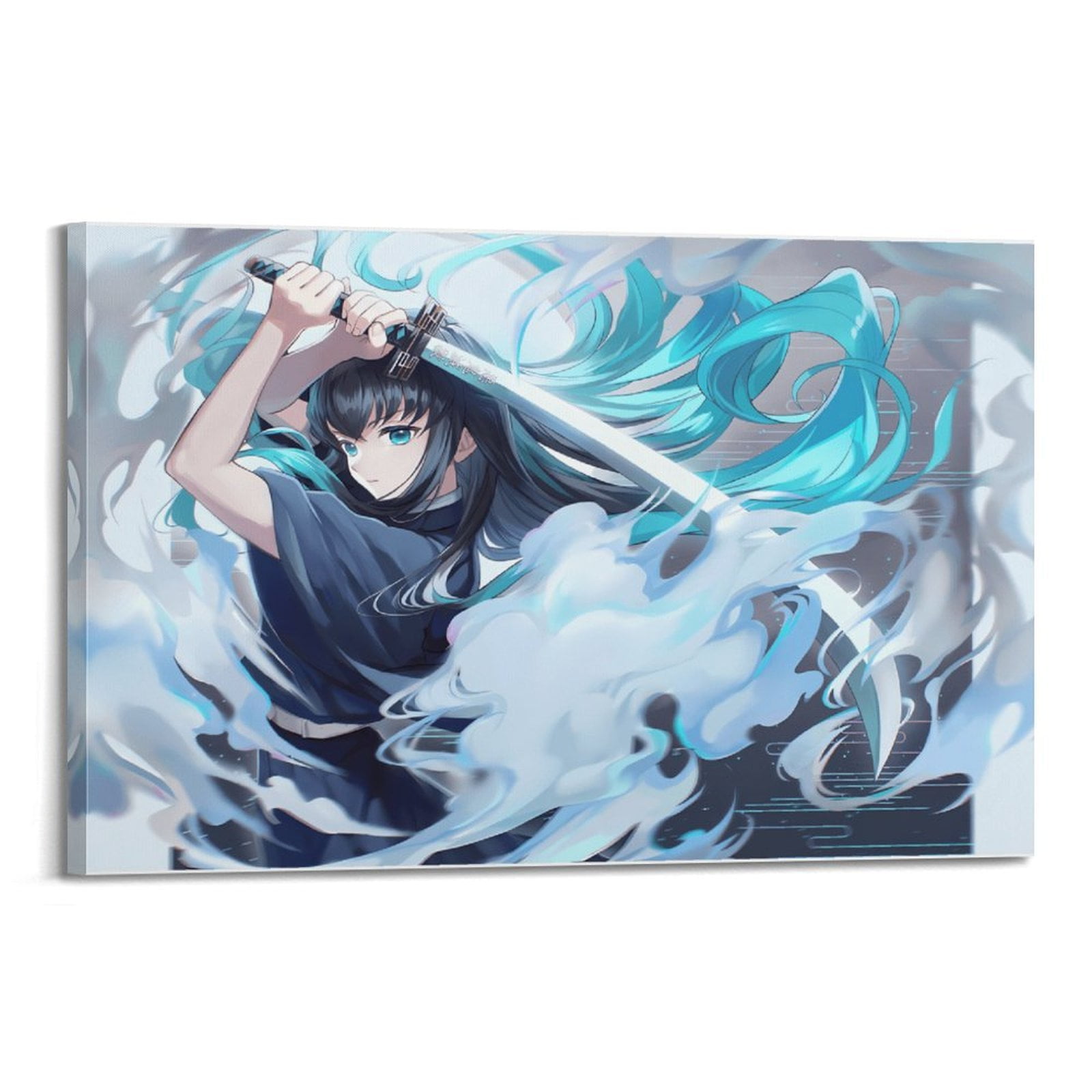Demon Slayer Muichiro Tokito Painting Vintage Poster Picture Print Wall ...