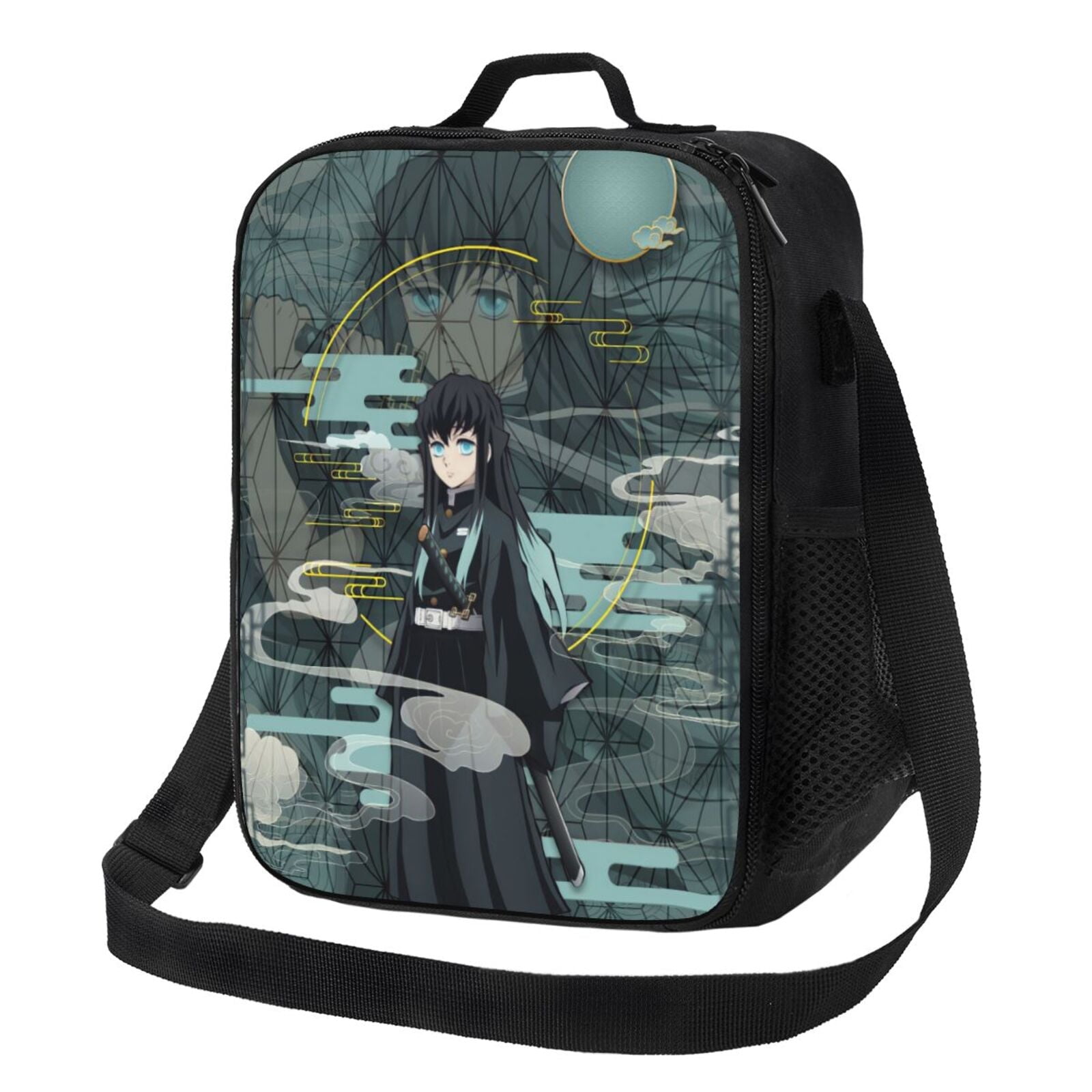 Demon Slayer Muichiro Tokito Portable Lunch Bag, Insulated Lunch Box ...