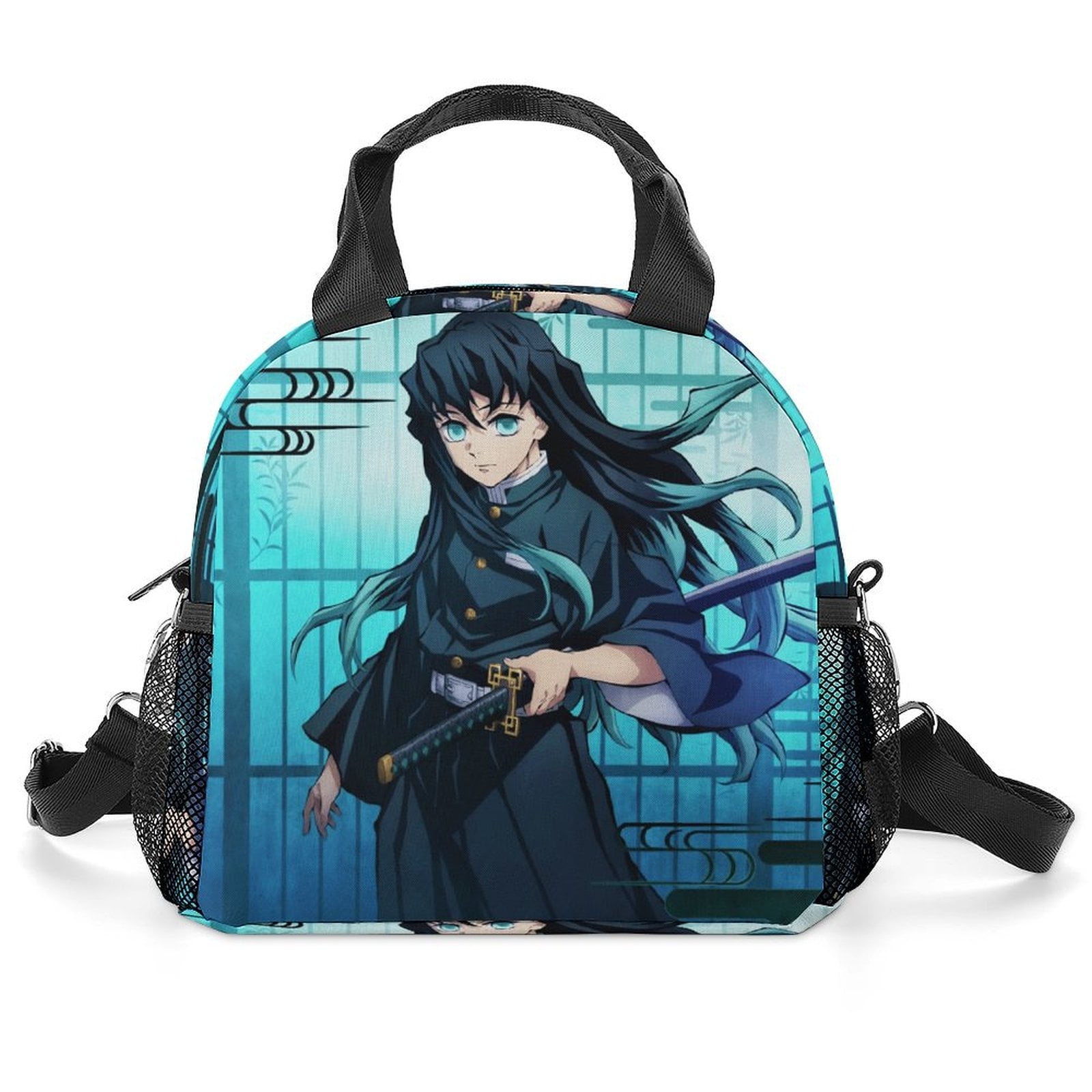 Demon Slayer Muichiro Tokito Portable Lunch Bag, Insulated Lunch Box ...