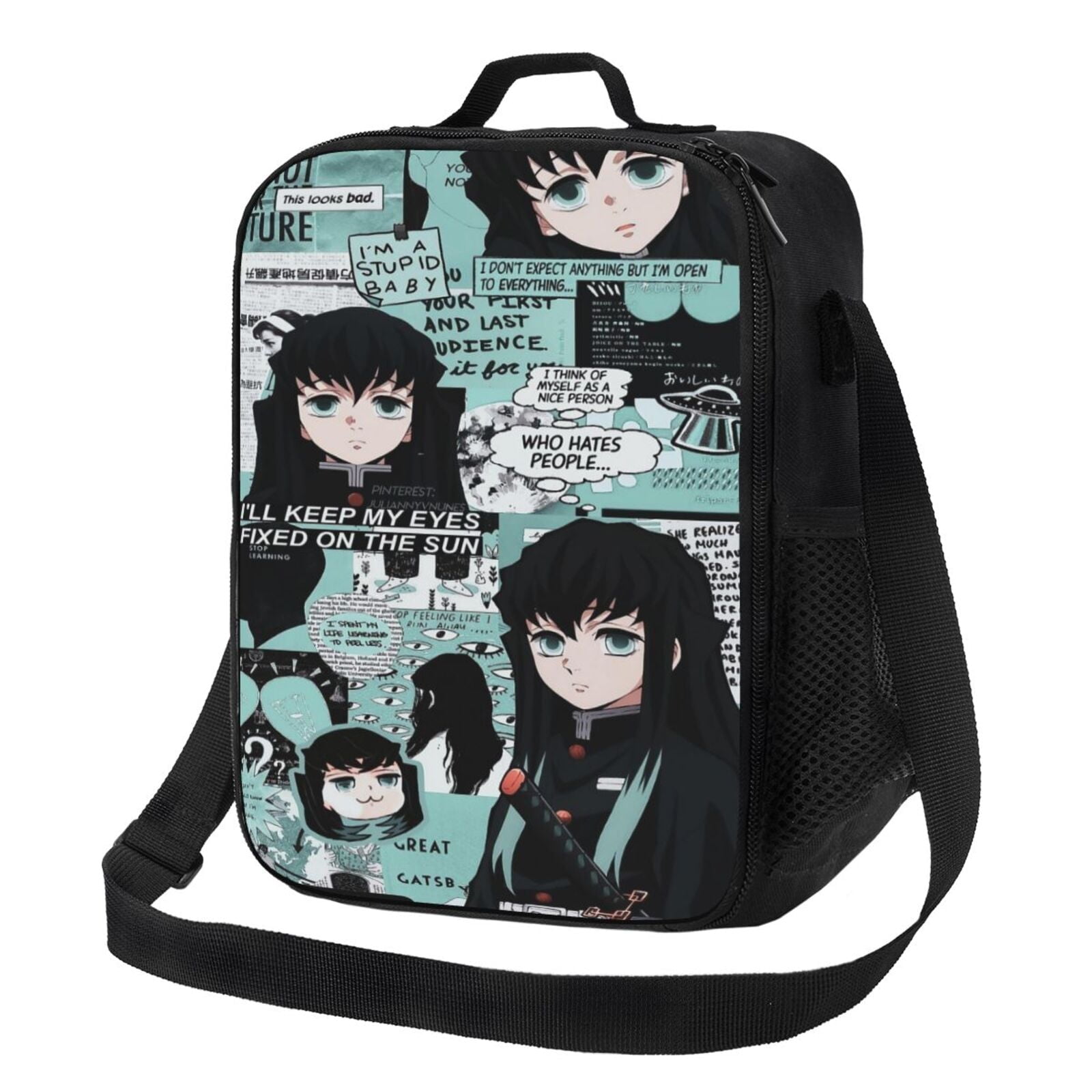 Demon Slayer Muichiro Tokito Portable Lunch Bag, Insulated Lunch Box ...