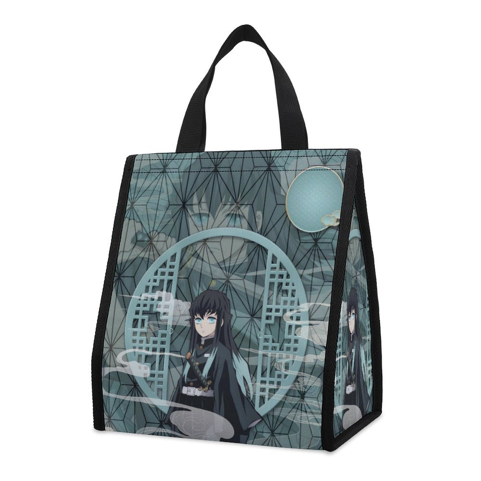 Demon Slayer Muichiro Tokito Portable Lunch Bag, Insulated Lunch Box ...