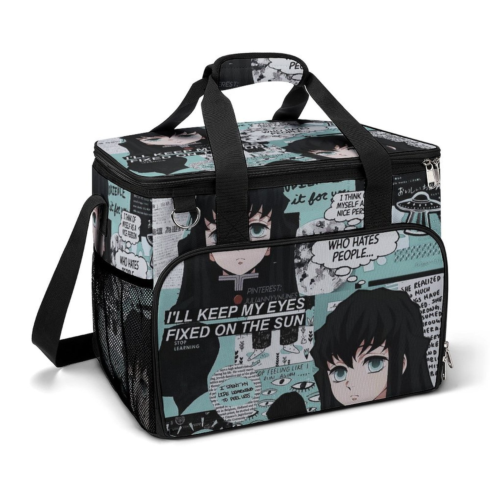 Demon Slayer Muichiro Tokito Portable Lunch Bag Insulated Lunch Box ...