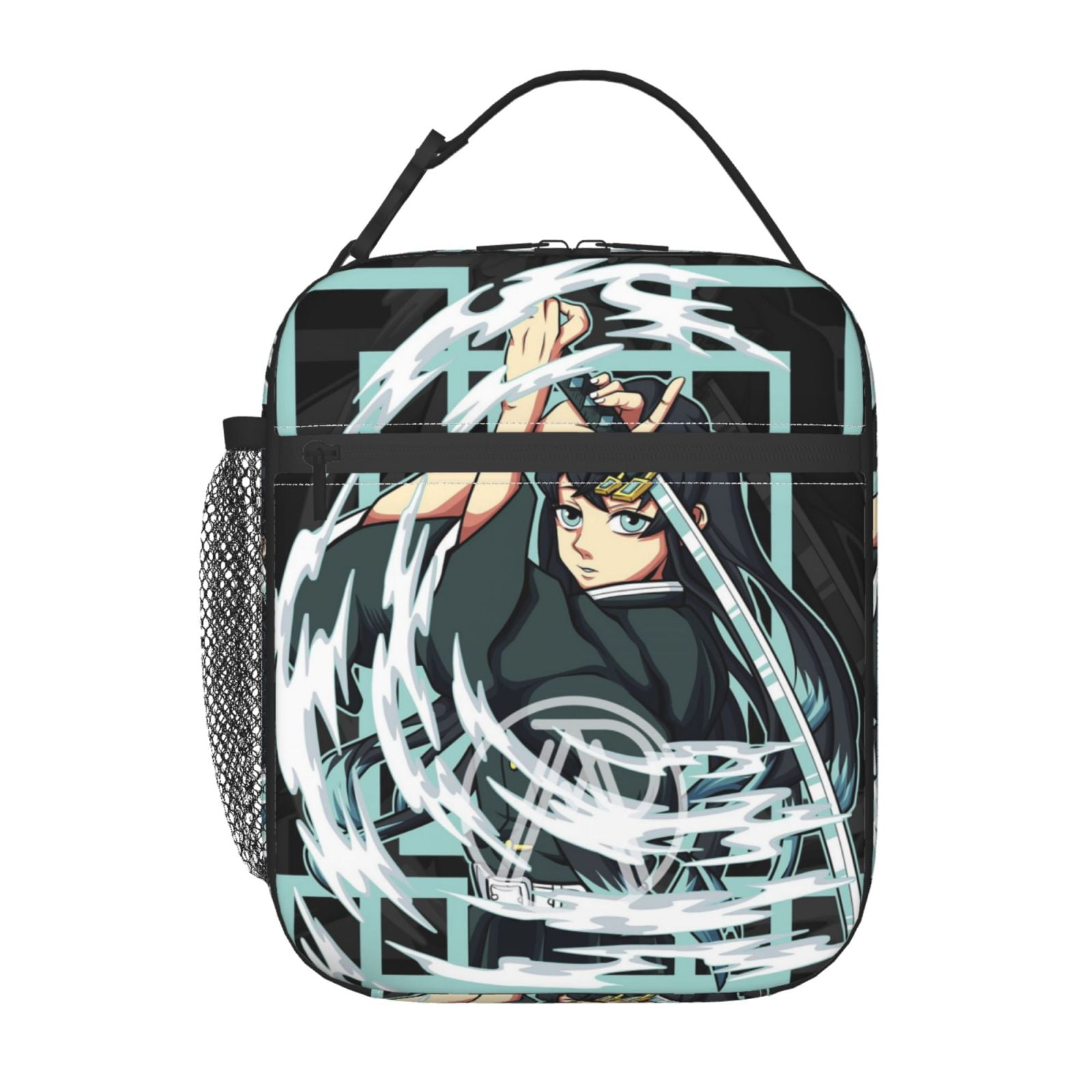 Demon Slayer Muichiro Tokito Portable Lunch Bag Insulated Lunch Box ...