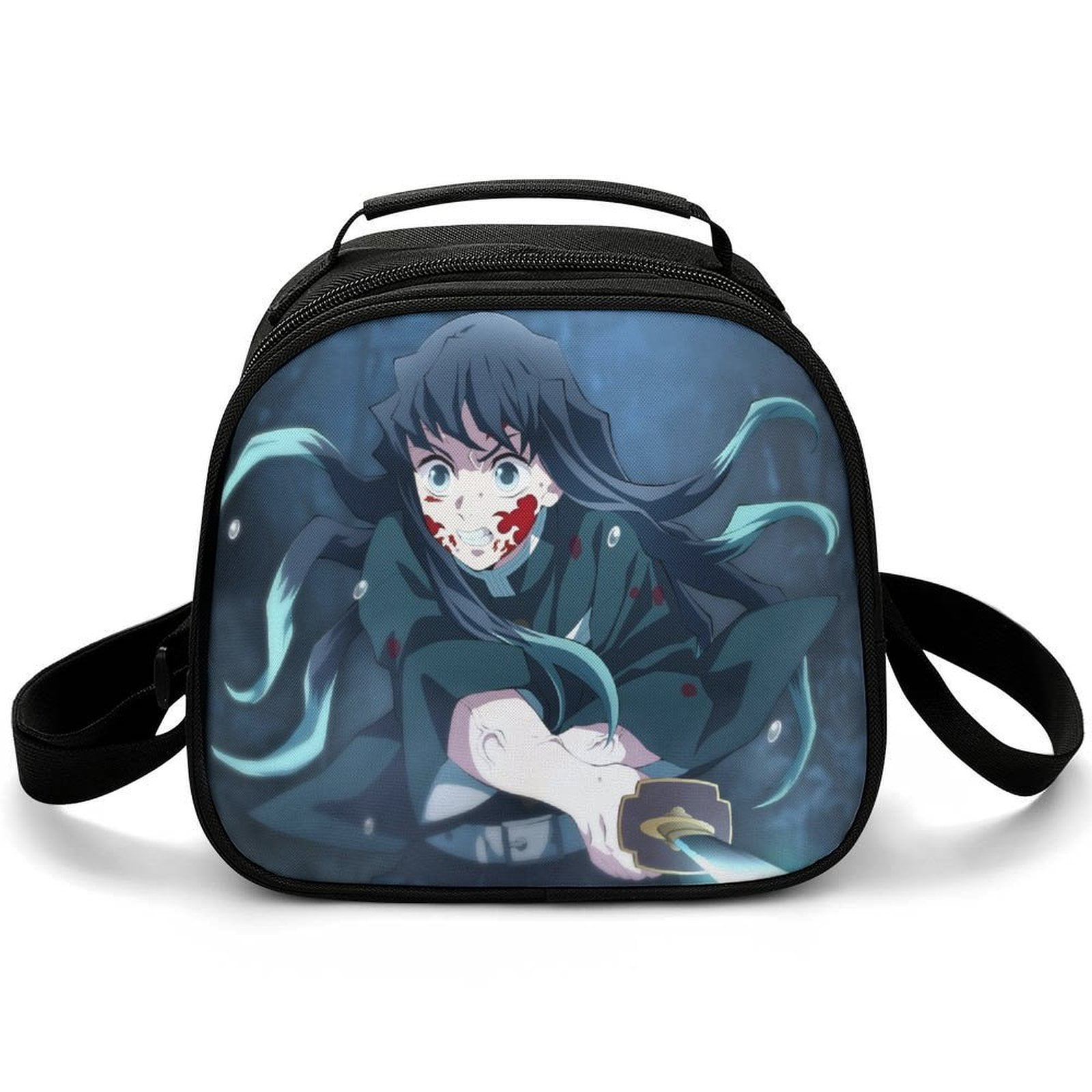 Demon Slayer Muichiro Tokito Portable Lunch Bag Insulated Lunch Box ...