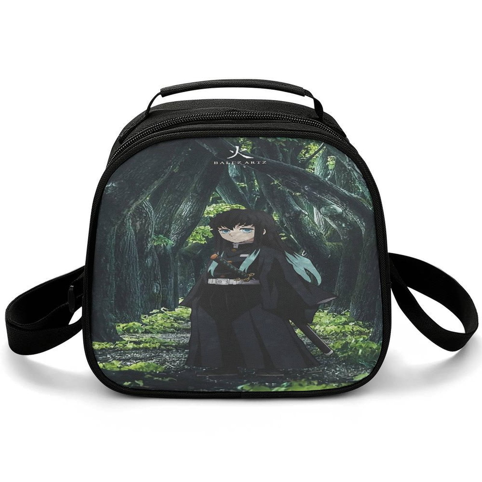 Demon Slayer Muichiro Tokito Portable Lunch Bag, Insulated Lunch Box ...