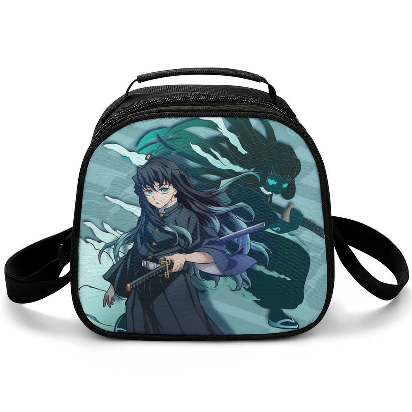 Demon Slayer Muichiro Tokito Portable Lunch Bag, Insulated Lunch Box ...