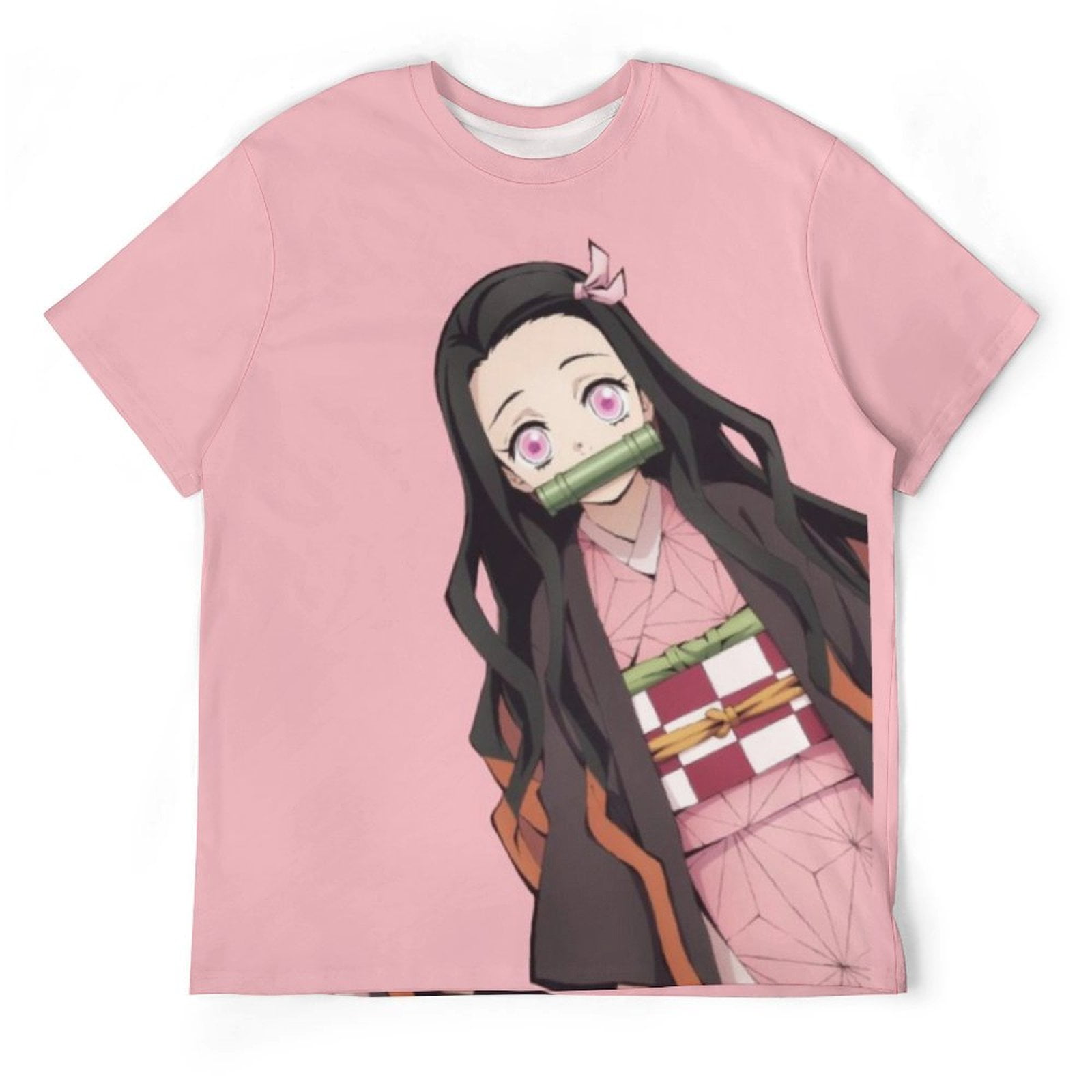 Demon Slayer Nezuko Anime Unisex T Shirt Short-sleeve Shirt For Men ...